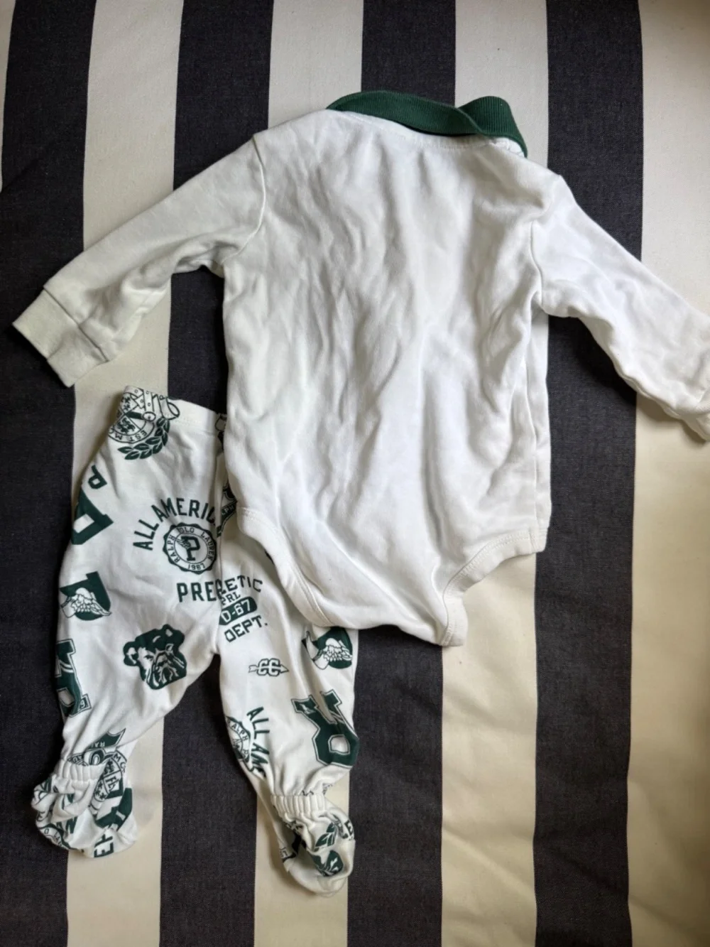 Ralph Lauren Baby Polo Onesie with Footie Pants